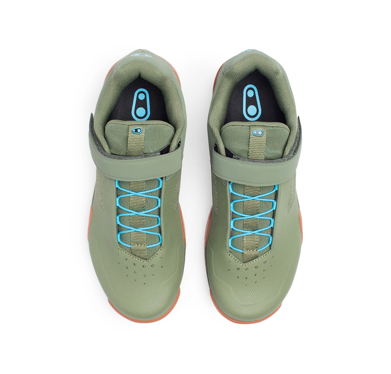 CRANKBROTHERS MALLET ENDURO SPEED LACE CLIP-IN Sapatos MTB Verde/Azul