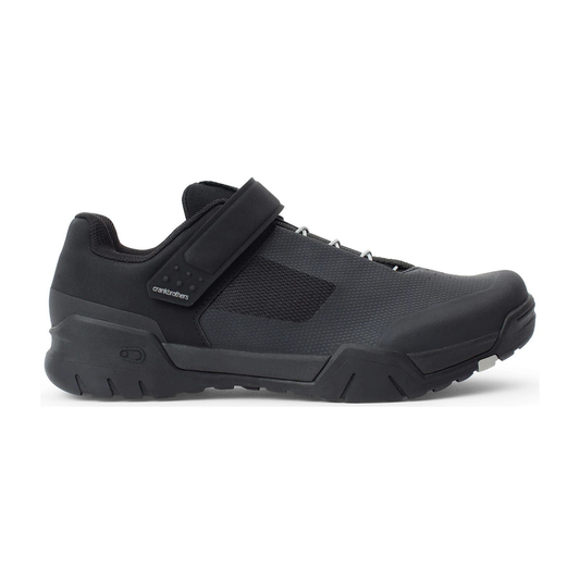 Sapatos de BTT CRANKBROTHERS MALLET ENDURO SPEED LACE CLIP-IN pretos/prateados