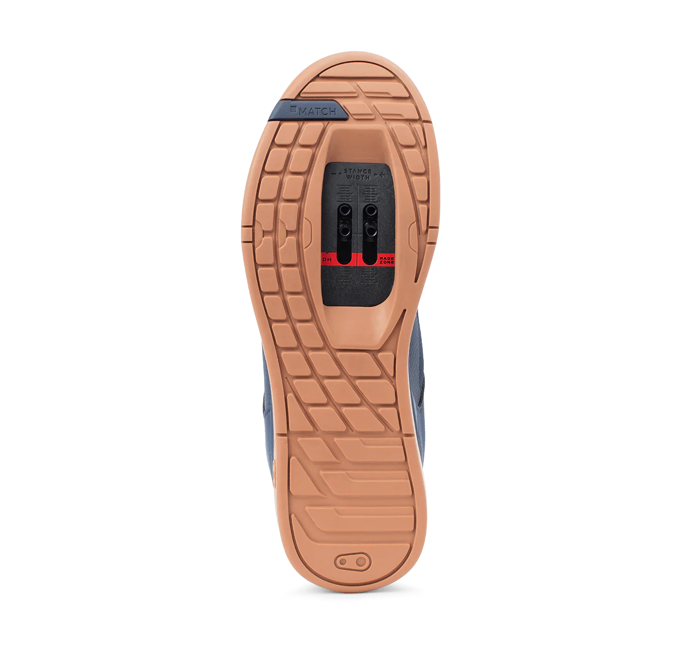 CRANKBROTHERS MALLET LACE Clip Sapatos MTB Marinha/Prata/Goma