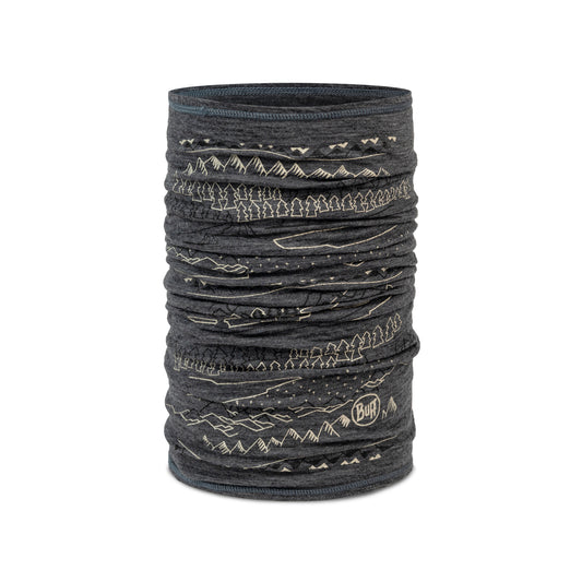 Gargantilha BUFF MERINO LIGHTWEIGHT PRINT Cinzento