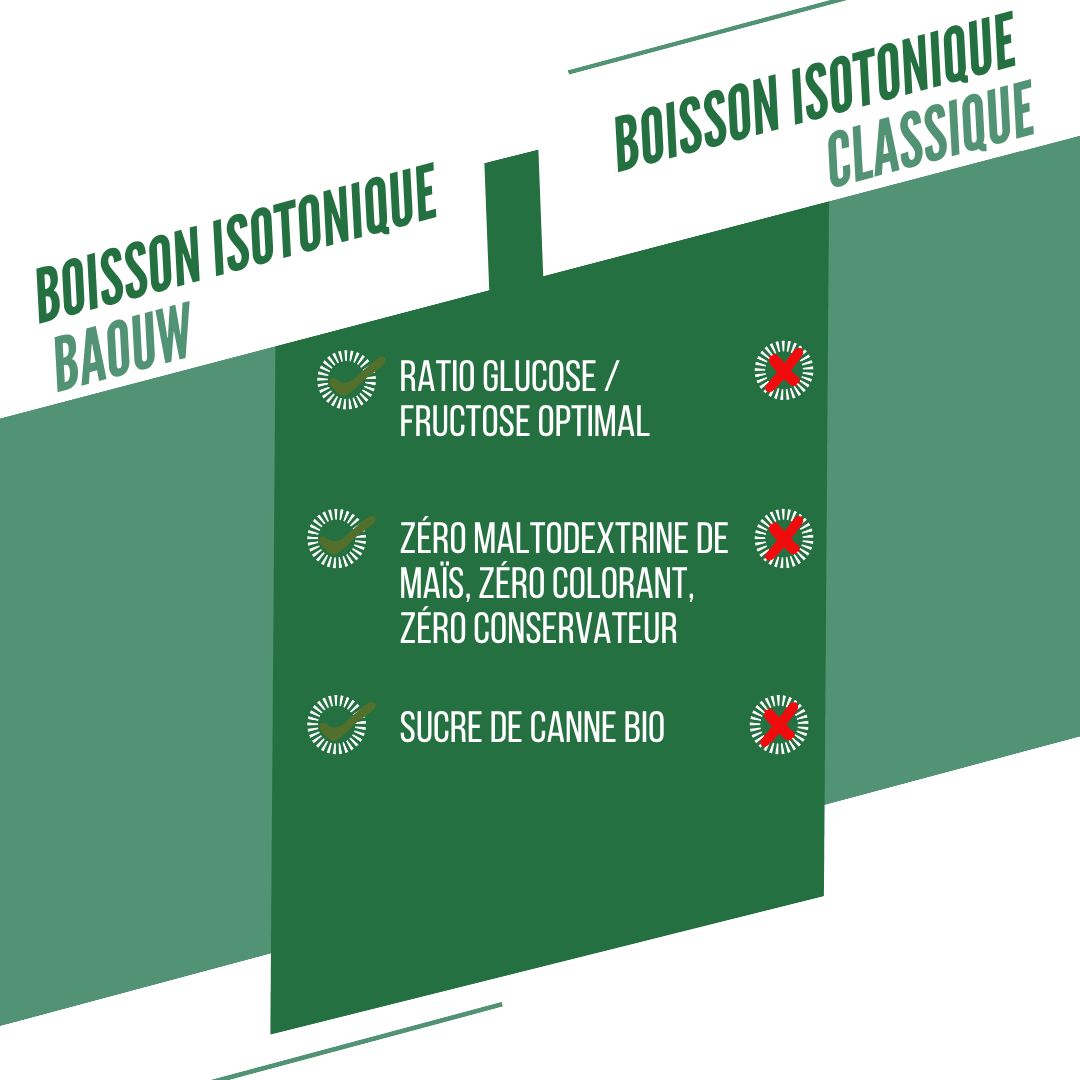 BAOUW ISOTONIC Bebida energética (45g) Hortelã/Melissa