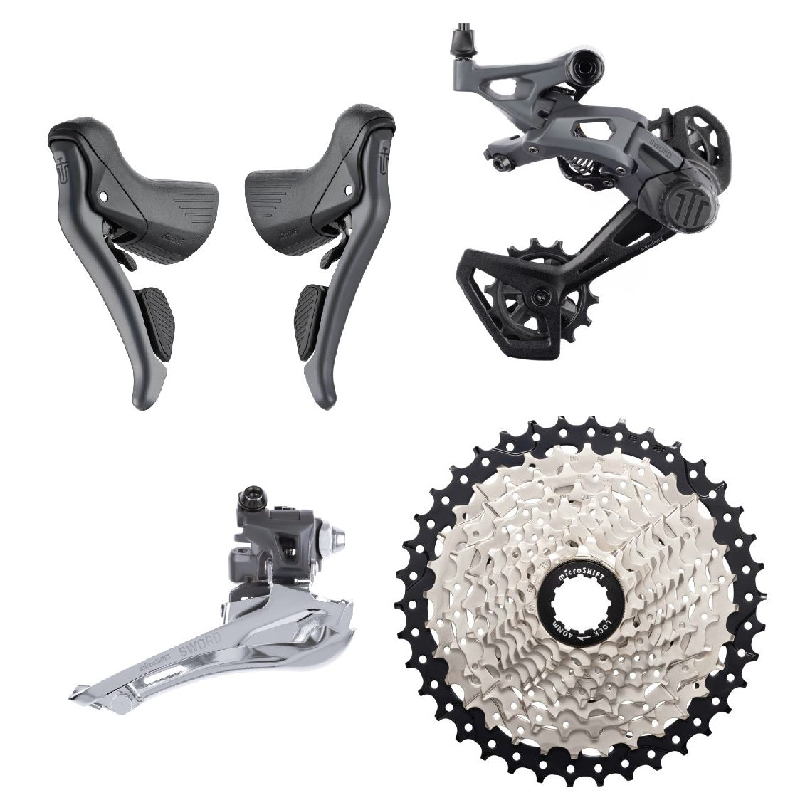 MICROSHIFT SWORD 2x10V Mini Grupo Gerador