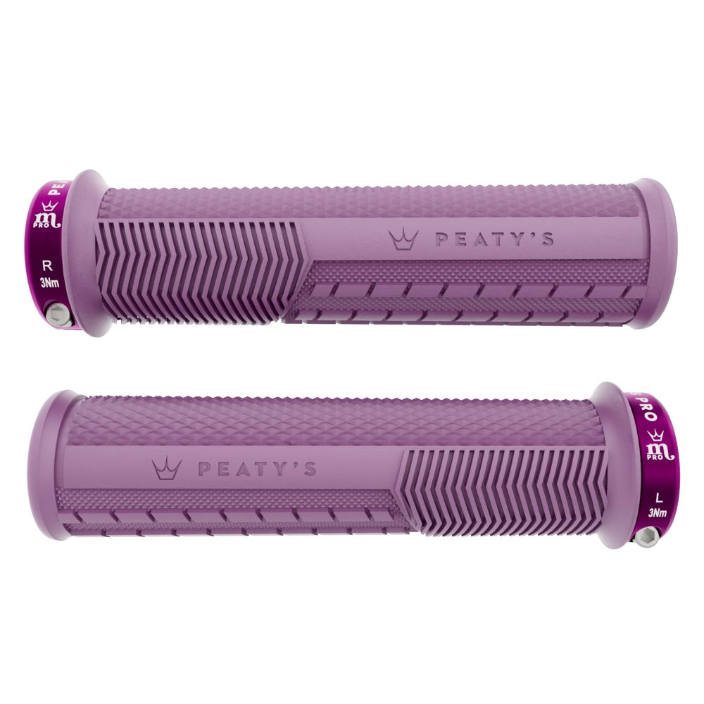 Punhos PEATY'S MONARCH PRO KNURL Supersoft Plum Purple