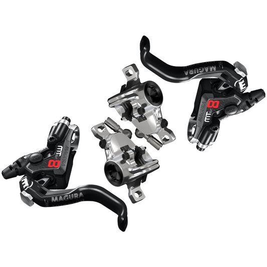 Par de travões MAGURA MT8 PRO Discless Preto/Prata
