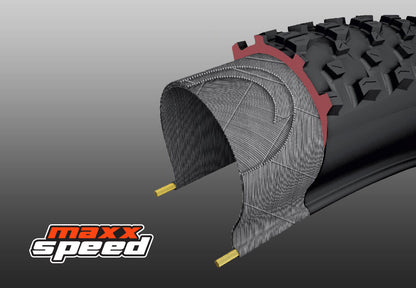 Pneu MAXXIS ASPEN 32x2.40 Exo MaxxSpeed Tubeless Ready Flexível Preto