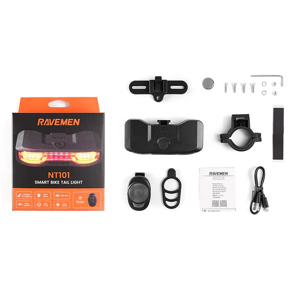 Iluminação da retaguarda RAVEMEN RADAR NT201