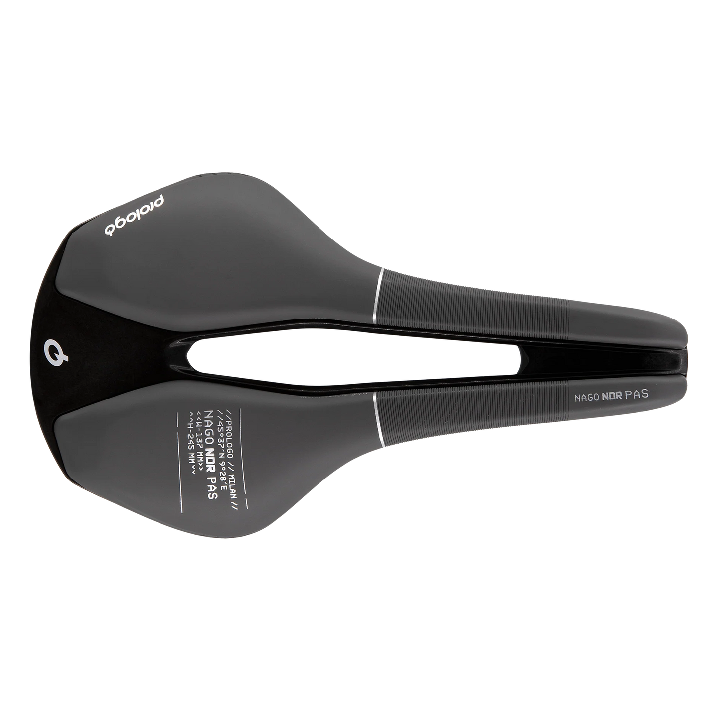 PROLOGO NAGO NDR PAS 137mm Selim Nack Rails Preto