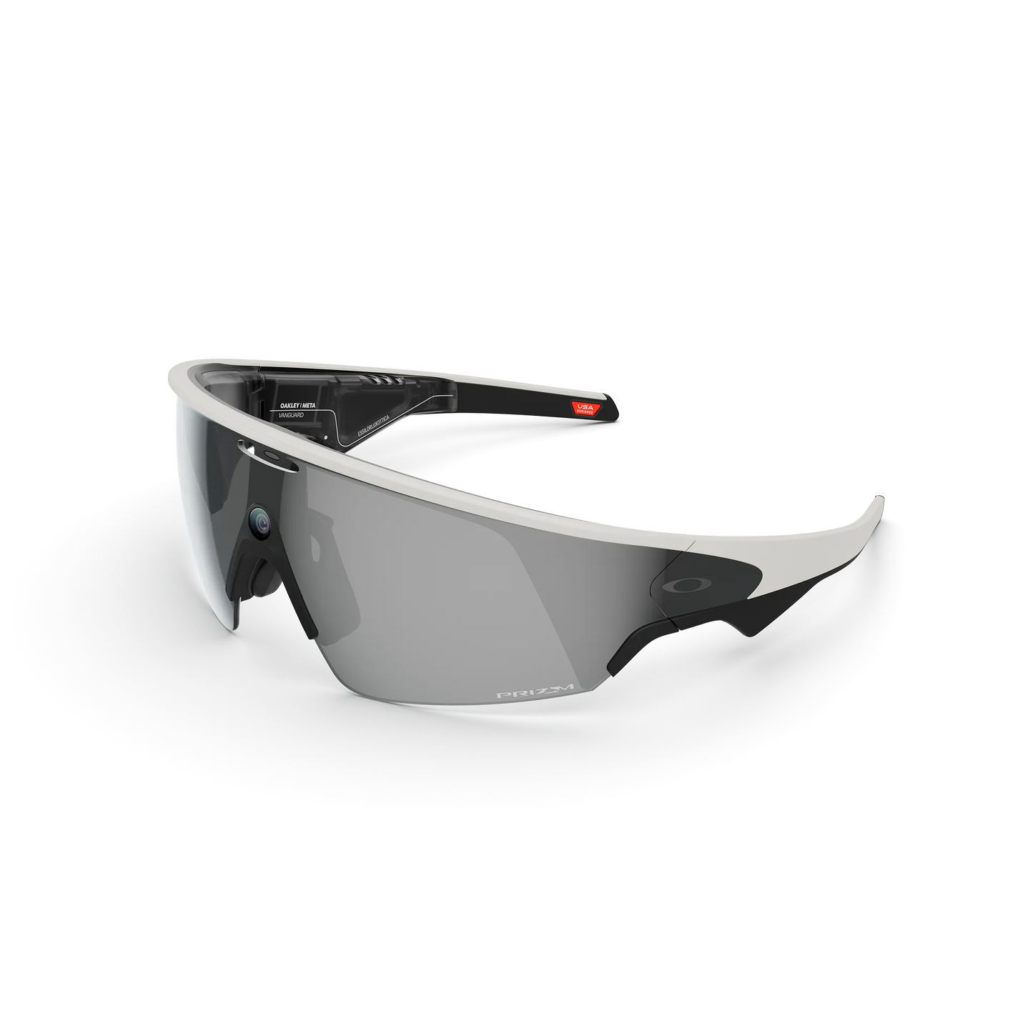Óculos OAKLEY VANGUARD META Preto/Branco Lentes Prizm Preto