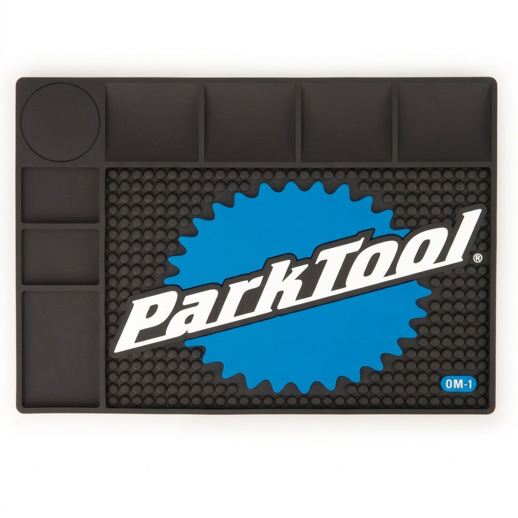 Park Tool OM-1, tapete organizador de bancada visto de cima