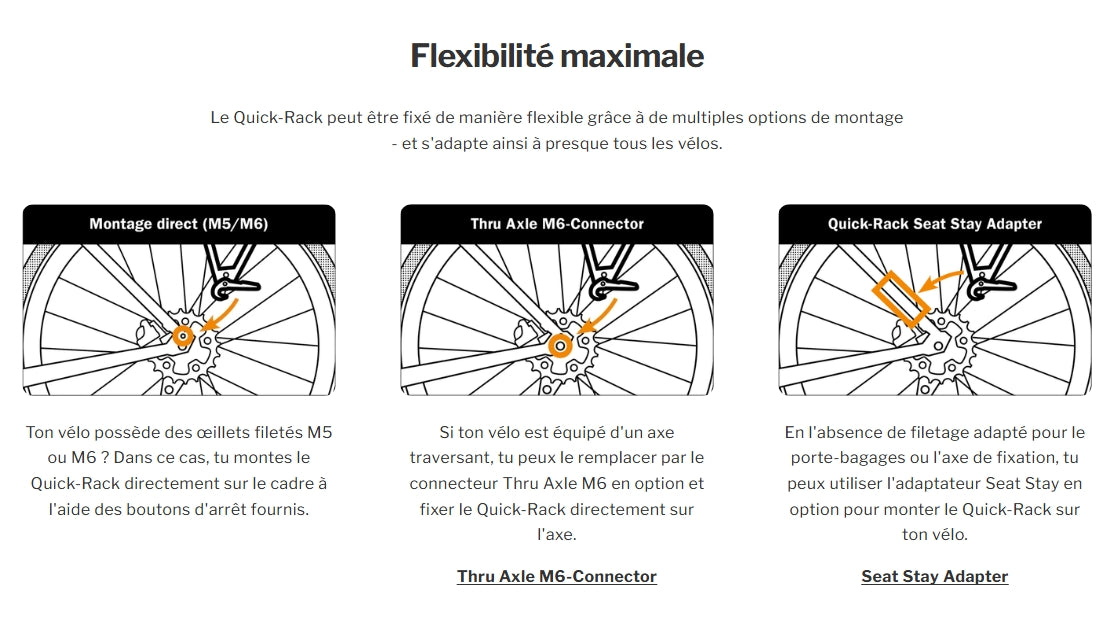 ORTLIEB QUICK RACK LIGHT Suporte para bagagens Preto