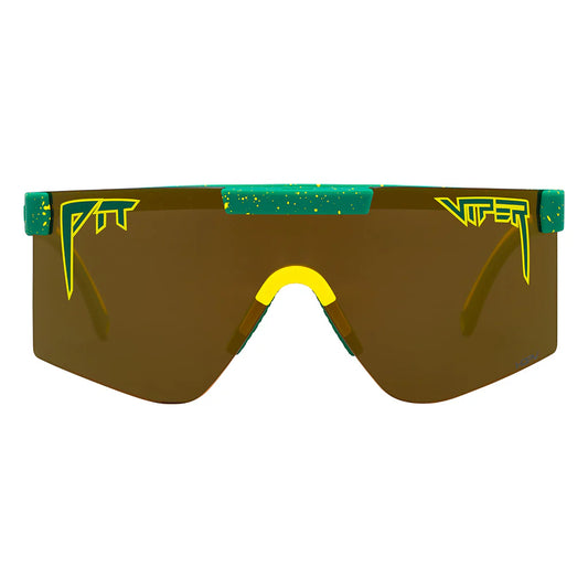 PIT VIPER THE STRAYA ORIGINAL WIDE HDPV Óculos de proteção dourados polarizados