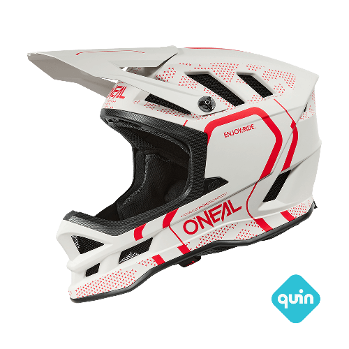 Capacete de BTT O'NEAL BLADE POLYACRYLITE STRIKE Branco/Vermelho