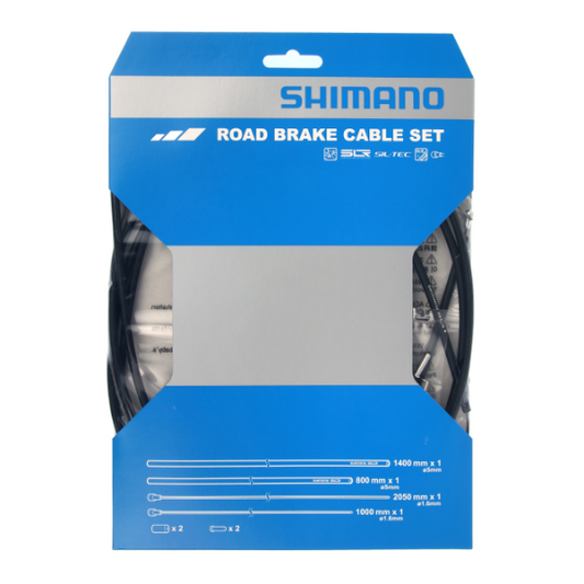 Kit de cabos e mangueiras de travão em PTFE SHIMANO Preto