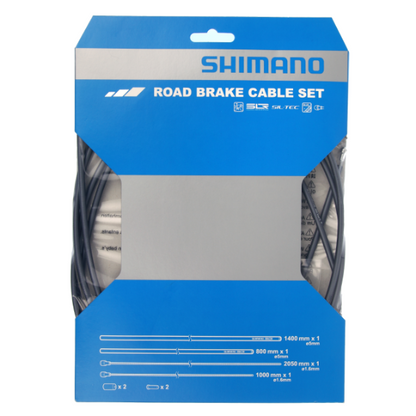 Kit de Cabos e Bainhas de Travão SHIMANO PTFE Cinzento