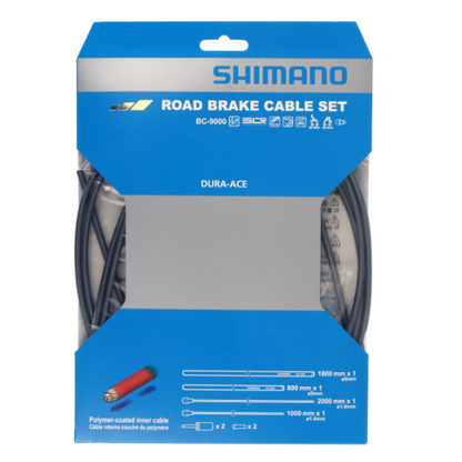 Kit de Cabos e Bainhas de Travão SHIMANO DURA-ACE 9000 Cinzento