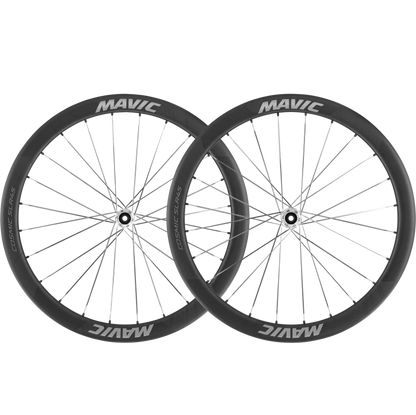 Par de Rodas MAVIC COSMIC SLR 45 Tubeless Ready (Center Lock) Preto/Prateado