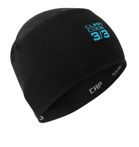 Gorro ASSOS WINTER sob o capacete Preto