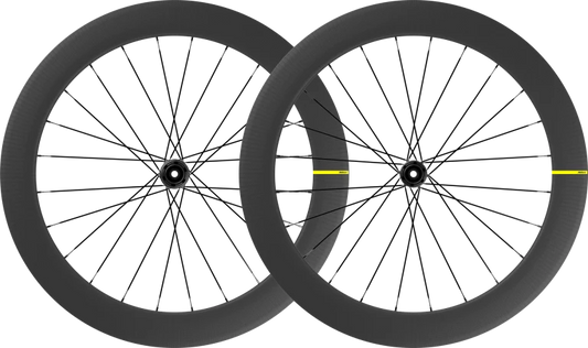 Par de rodas MAVIC COSMIC SL 65 DISC com pneus (Center Lock)