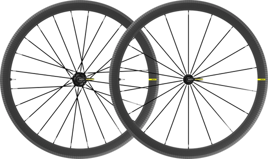 Par de rodas MAVIC COSMIC SL 40 com pneus