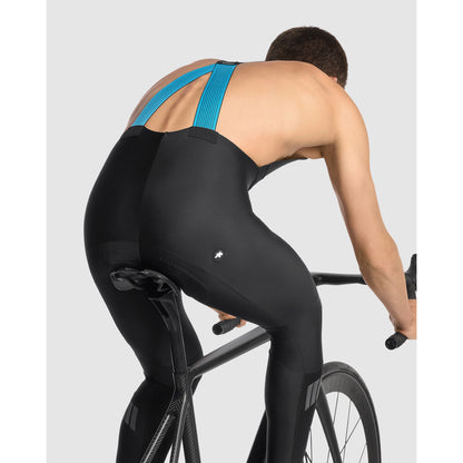 Calção Longo com Suspensórios ASSOS EQUIPE R HABU WINTER S11 Preto