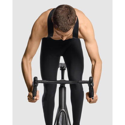 Calção Longo com Suspensórios ASSOS EQUIPE R HABU WINTER S11 Preto
