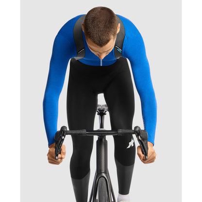 Calção Longo com Suspensórios ASSOS EQUIPE RS JOHDAH ULTRAZ WINTER S11 Preto