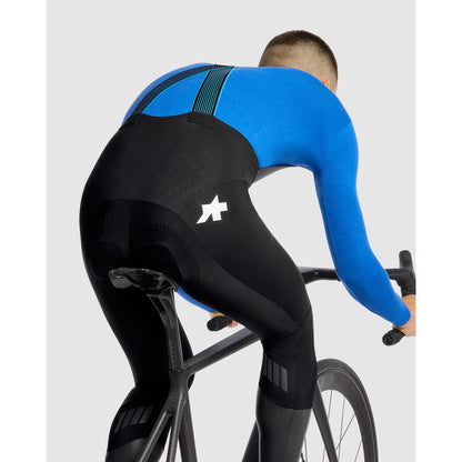 Calção Longo com Suspensórios ASSOS EQUIPE RS JOHDAH ULTRAZ WINTER S11 Preto