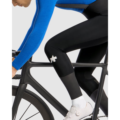 Calção Longo com Suspensórios ASSOS EQUIPE RS JOHDAH ULTRAZ WINTER S11 Preto