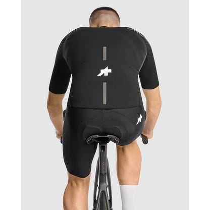 Maillot ASSOS EQUIPE R THERMO RAIN S11 Mangas Curtas Preto