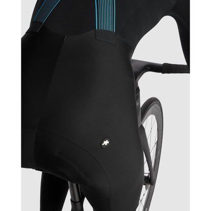 Calção Longo com Suspensórios ASSOS DYORA R HABU WINTER S11 Mulher Preto