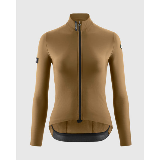 ASSOS UMA GT C2 Camisola de manga comprida para mulher Cinza bronze