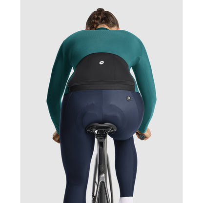 Camisola ASSOS UMA GT SPRING FALL C2 Mangas Compridas Mulher Foundation Green