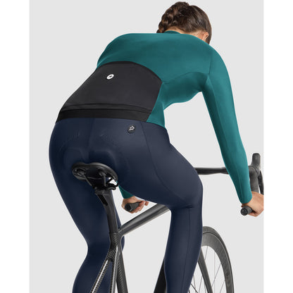 Camisola ASSOS UMA GT SPRING FALL C2 Mangas Compridas Mulher Foundation Green