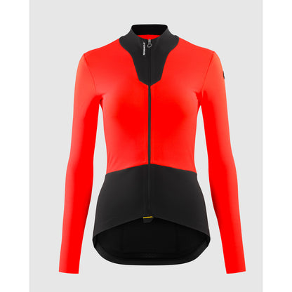 Maillot ASSOS DYORA R SPRING FALL S11 Mangas Longas Mulher LollyRed