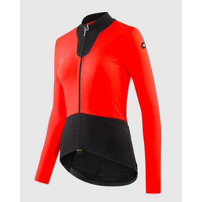 Maillot ASSOS DYORA R SPRING FALL S11 Mangas Longas Mulher LollyRed