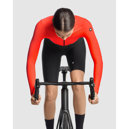 Maillot ASSOS DYORA R SPRING FALL S11 Mangas Longas Mulher LollyRed