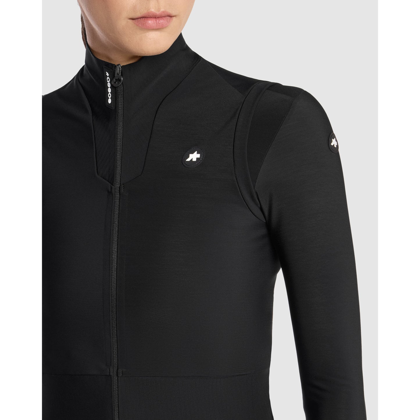 Casaco sem mangas preto ASSOS DYORA R S11 para mulher