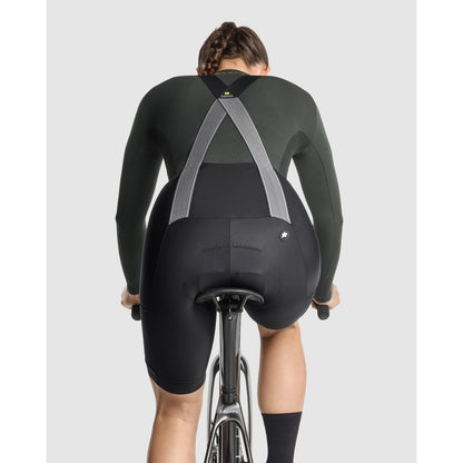 Calção Curto com Suspensórios ASSOS TACTICA SPRING FALL T5 Mulher Preto