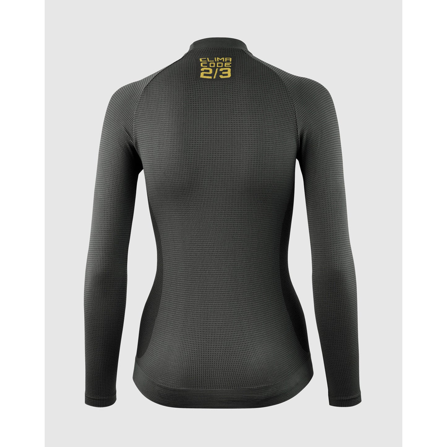 ASSOS WOM P1 Roupa interior de manga comprida para mulher Cinzento antracite