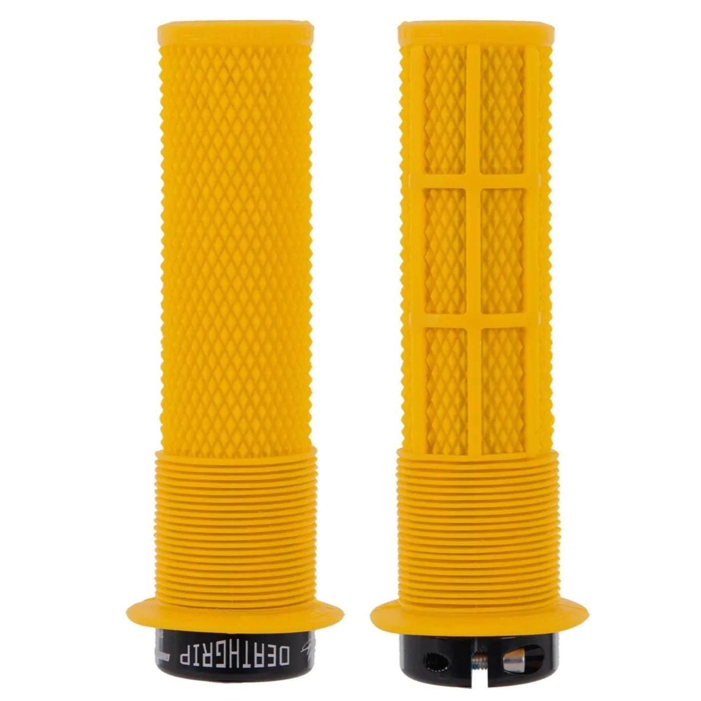 Grips DMR DEATHGRIP Flange Grande Lock-on Amarelo