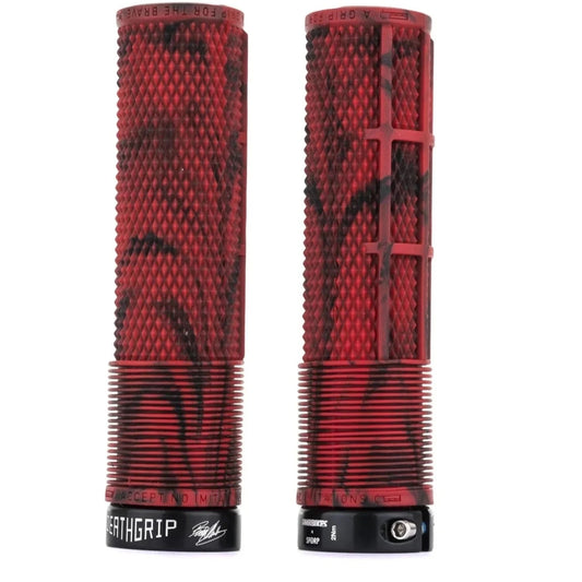 Punhos DMR DEATHGRIP Grande Lock-on Vermelho/Camo