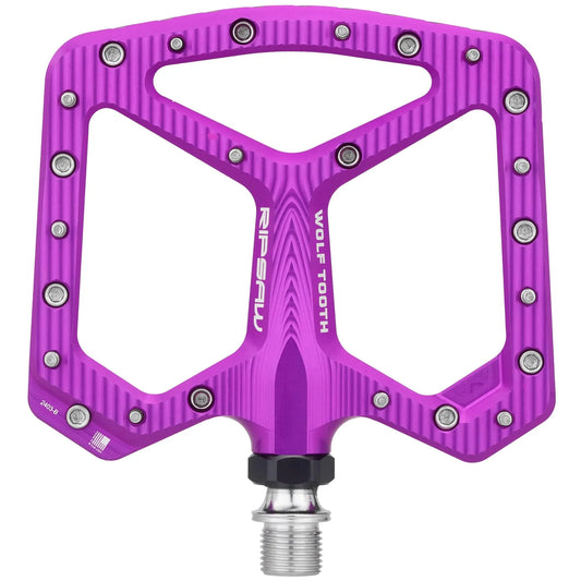 Pedais planos WOLF TOOTH RIPSAW roxos