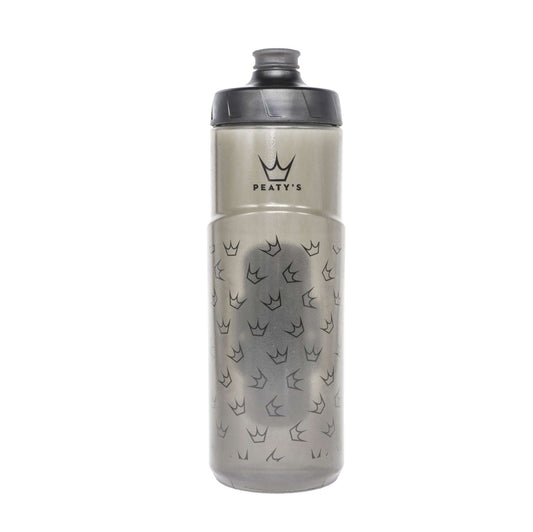 PEATY'S X FIDLOCK Kit de garrafa com logótipo e suporte para garrafa (600ml) Transparente