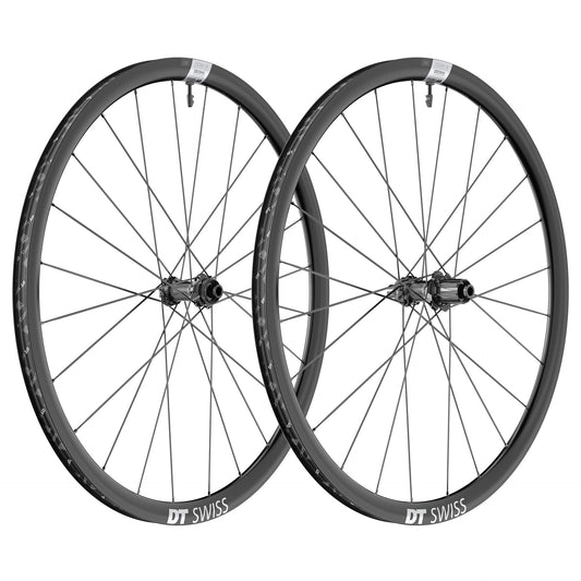 Par de rodas DT SWISS E 1800 SPLINE 23 DISC com pneus (Center Lock)