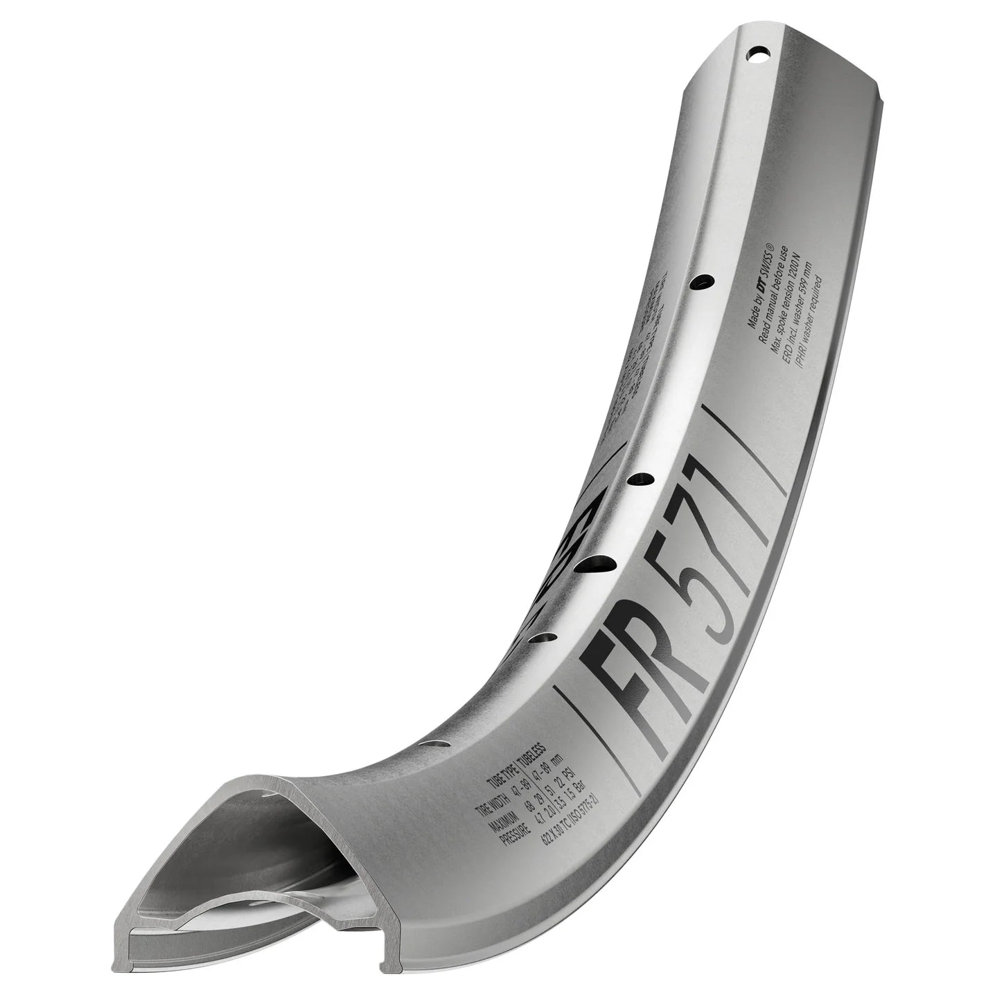 DT SWISS FR 571 27.5'' 30 mm Jante prateada