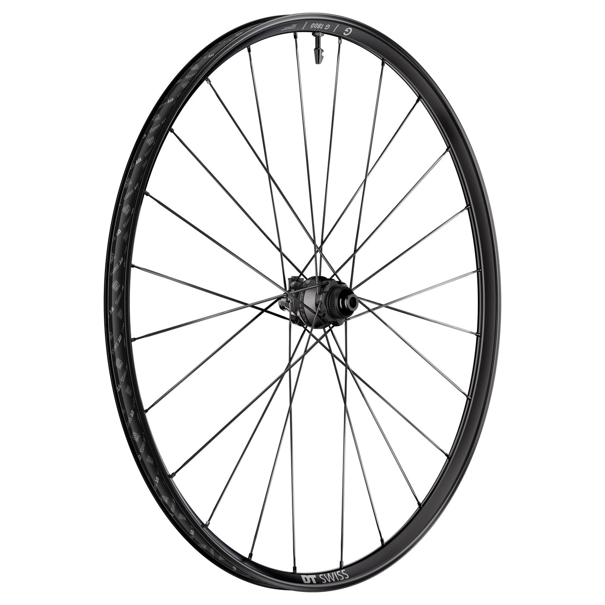 Roda Dianteira DT SWSISS G 1800 SPLINE 20 DISC Tubeless Ready (Center Lock) Dínamo