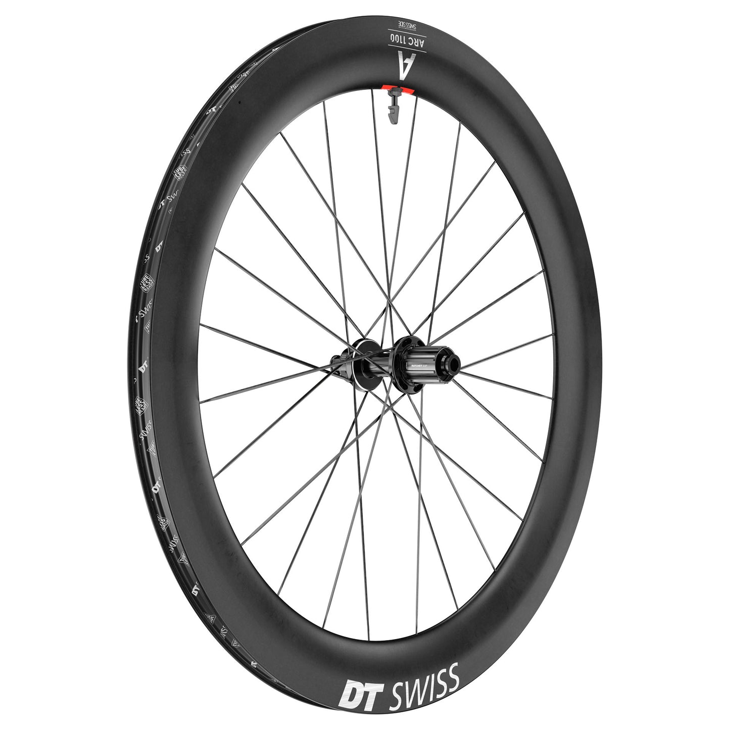 Roda traseira DT SWISS ARC 1100 DICUT 65 DISC Tubeless Ready (Center Lock)