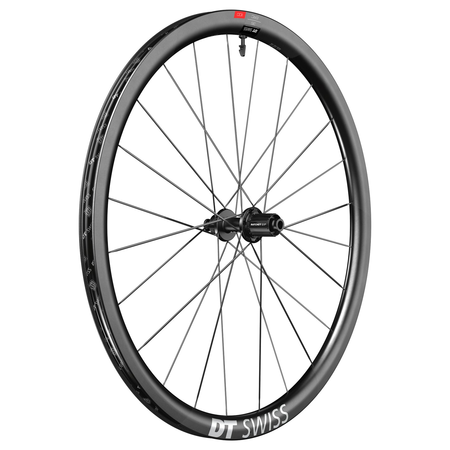 Roda traseira DT SWISS ERC 1100 DICUT 35 DISC Tubeless Ready (Center Lock)