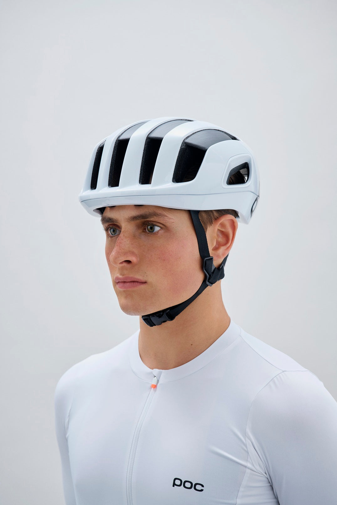 Capacete de estrada POC CYTAL CARBON Branco Mate