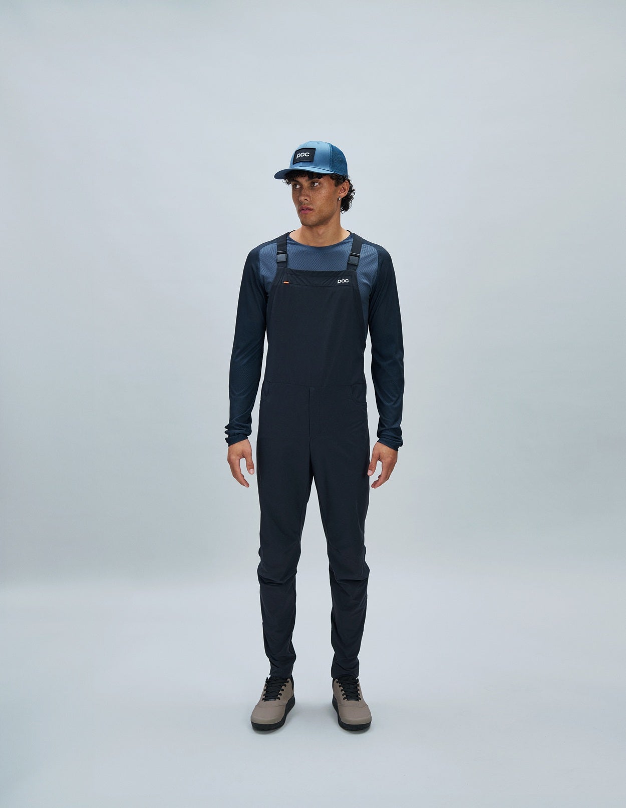 POC MOTION DUNGAREE Macacão Preto